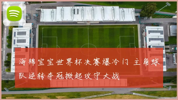 海绵宝宝世界杯决赛爆冷门 主角球队逆转夺冠掀起攻守大战